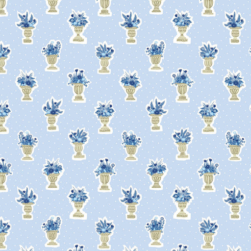 Liberty Garden Party Blue China Jardiniere Spot A