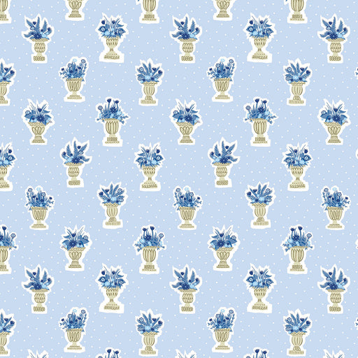 Liberty Garden Party Blue China Jardiniere Spot