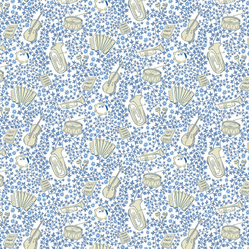 Liberty Garden Party Blue China Musical Meadow A