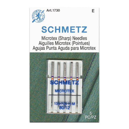 Schmetz Microtex (Sharp) Needle Size 80/12, 5-pack