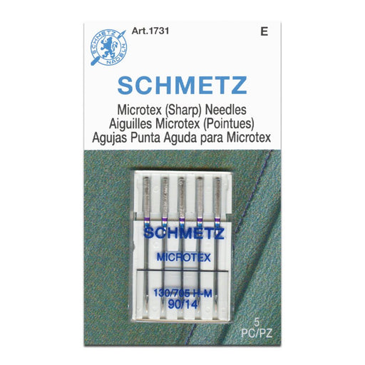 Schmetz Microtex (Sharp) Needle Size 90/14, 5-pack
