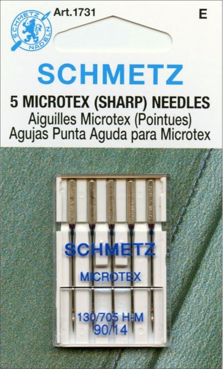 Schmetz Microtex Sharp Needles 90/14 5-pack