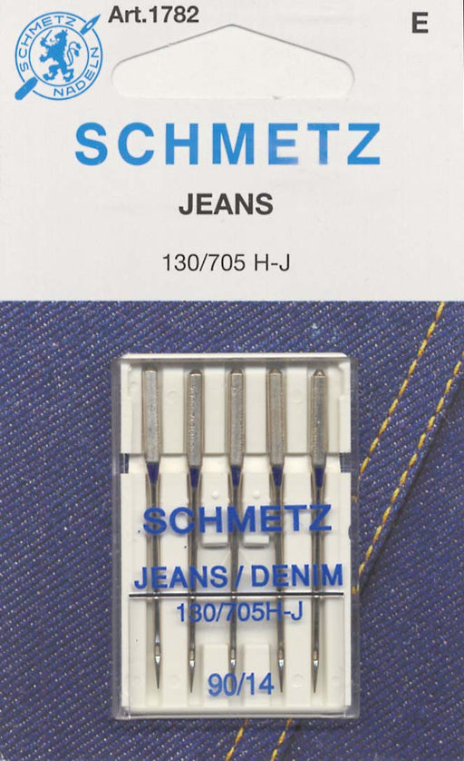 Schmetz Denim Jeans sewing machine needle, size 14/90