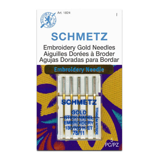 Schmetz Gold Embroidery Needle Size 75/11