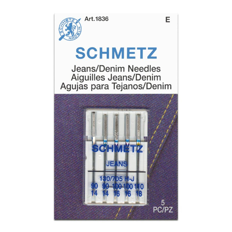 Schmetz Denim/Jeans Needle Size 90/100/110