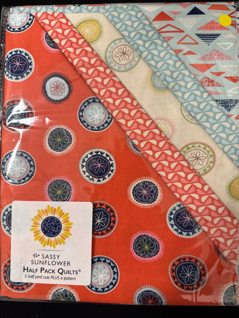 5 Half yd cuts + Pattern