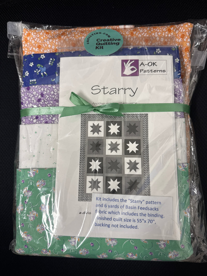 Starry Pattern/ Basin Feedsacks Kit