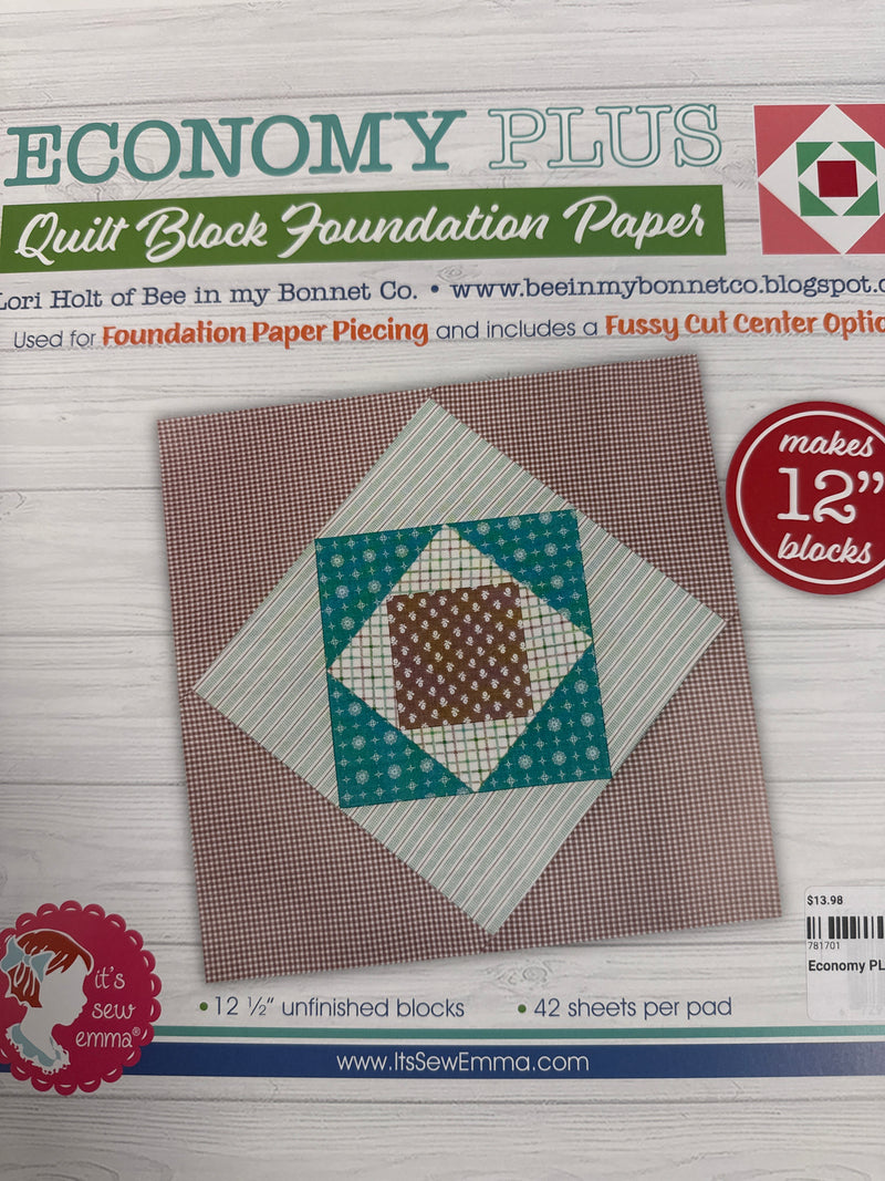 economy-plus-quilt-block-12in-foundation-paper-pad-by-lori-holt
