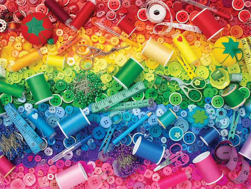 60523 Sewing Rainbow 500pc Puzzle