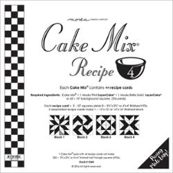 Cake Mix Recipe 4 44ct CM4 Moda #1