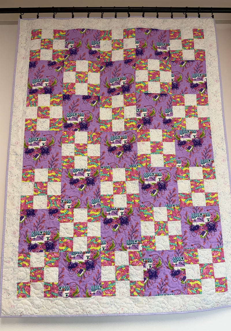 Tula 9 Patch Quilt 58” x 42”