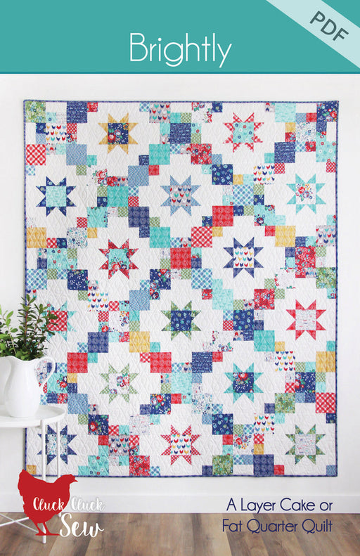 Brightly quilt pattern by Cluck Cluck Sew