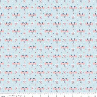 Firework Fields Flags Light Blue
