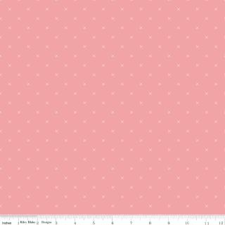 Bee Cross Stitch In Color Coral, MOQ 10Yard(s)