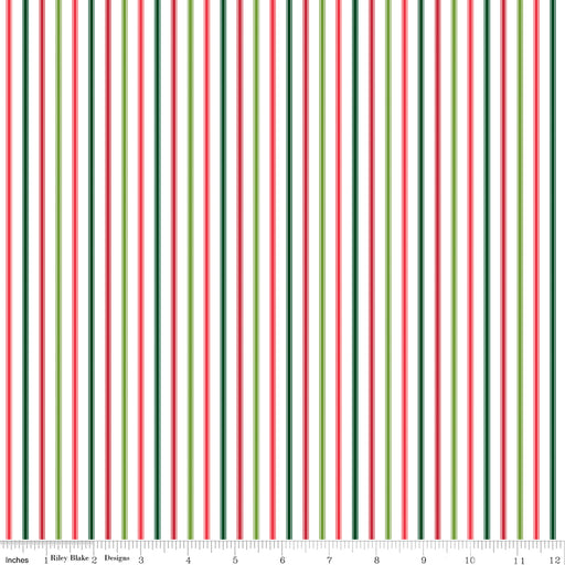 Seasonal Basics Ticking Stripe Christmas