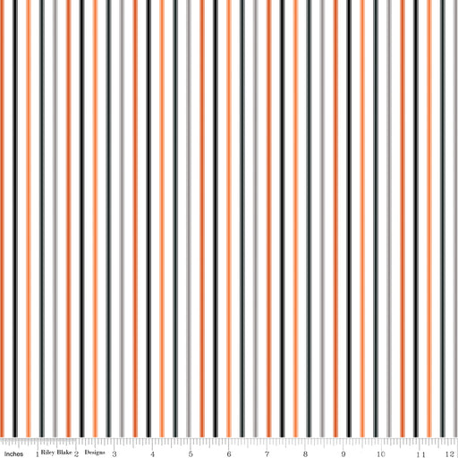 Seasonal Basics Ticking Stripe Halloween