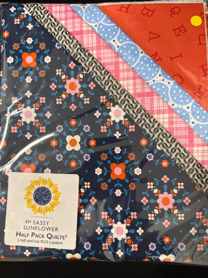 5 Half yd cuts + Pattern