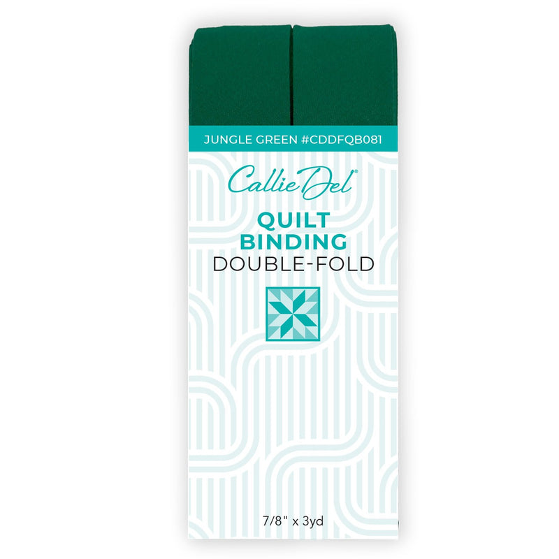 CDDFQB081 Double Fold Quilt Binding Jungle Green 7/8in x 3yd
