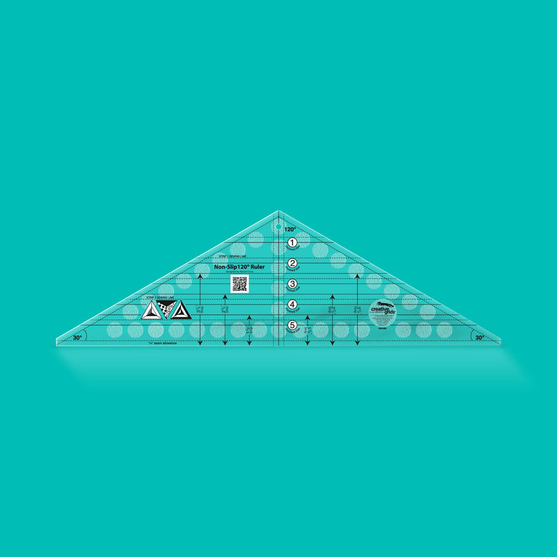Creative Grids 120 Degree Triangle Ruler 6-1/2in x 21-1/2in