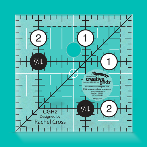 Creative Grids 2-1/2in Square Ruler
