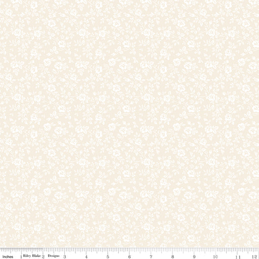 Elegant Essentials Small Floral Cream Pearl