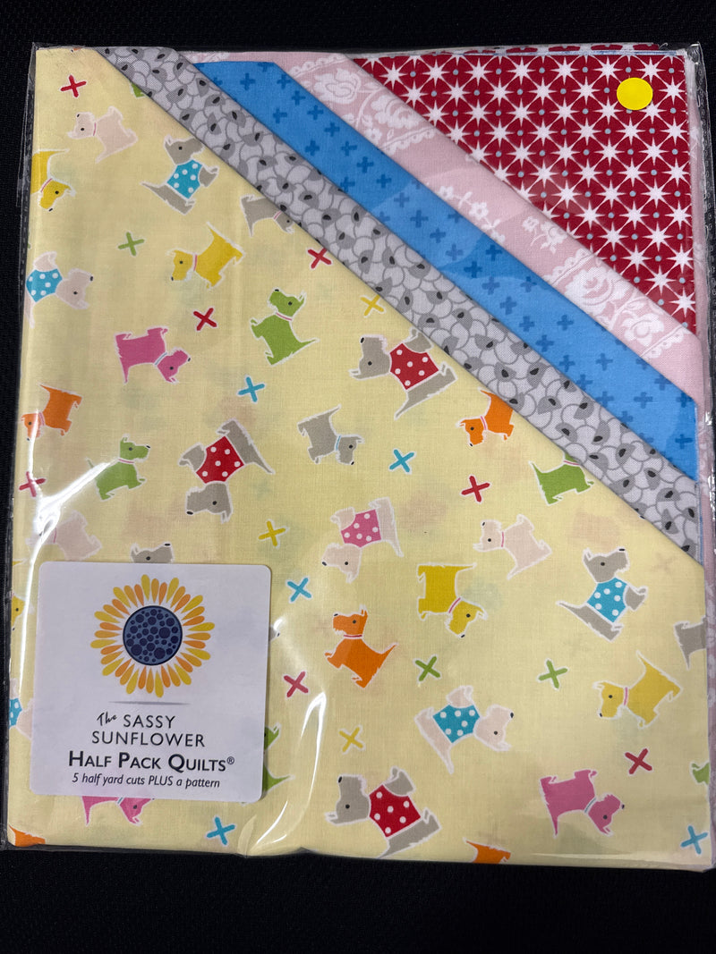 5 Half yd cuts + Pattern