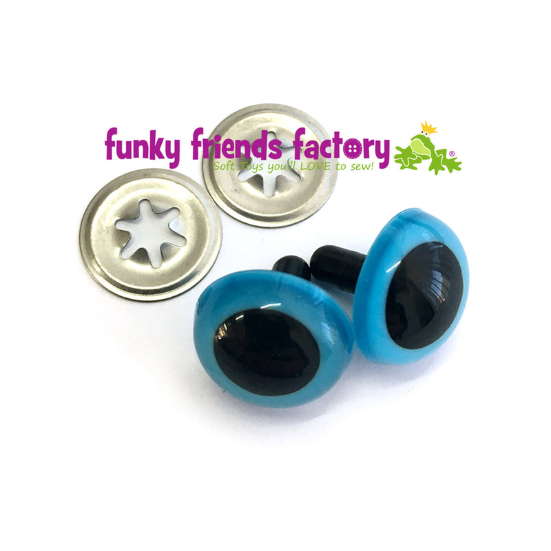 Toy Eyes Crystal 18mm Blue