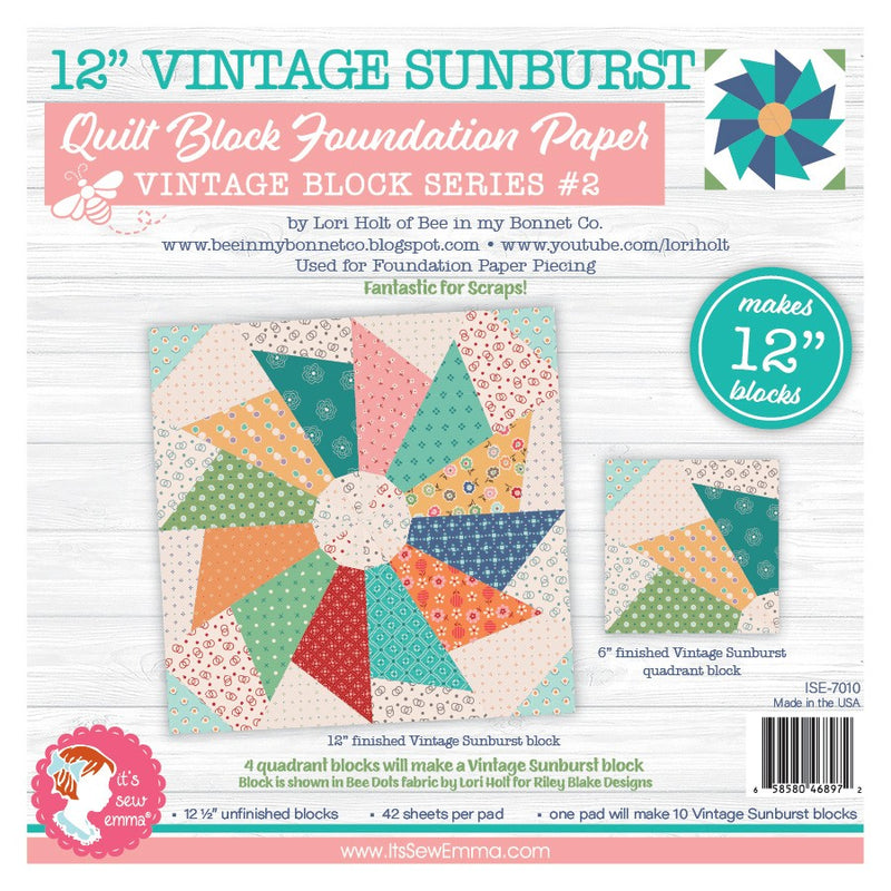 12in-vintage-sunbursts-quilt-block-foundation-papers