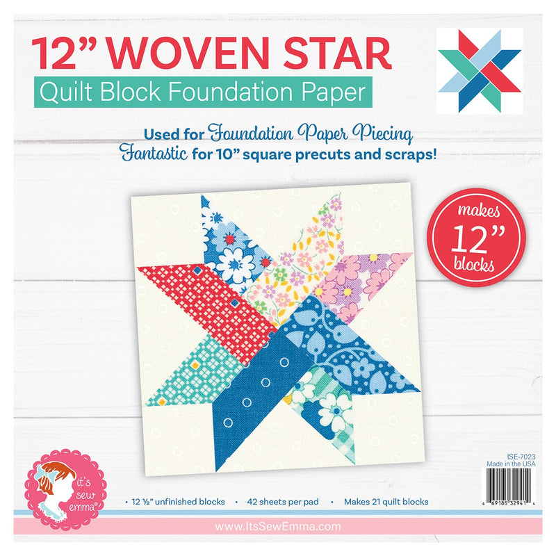 ISE-7023 Woven Star 12in Foundation Paper Pad