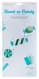 Kimberbell Sweet as Candy Blue Vinyl (8 6x12 sheets) green tint