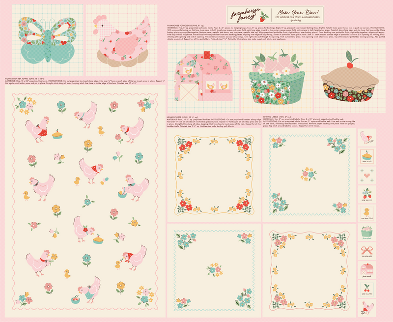 TEA TOWEL PROJECT PANEL