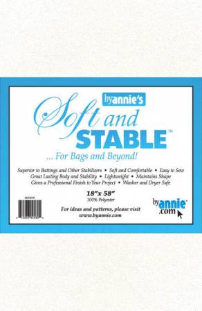 By Annie Soft and Stable White Foam Stabilizer 18in x 58in