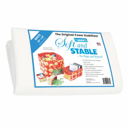 By Annie Soft and Stable White Foam Stabilizer 36in x 58in