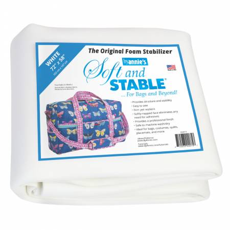 By Annie Soft and Stable White Foam Stabilizer 72in x 58in