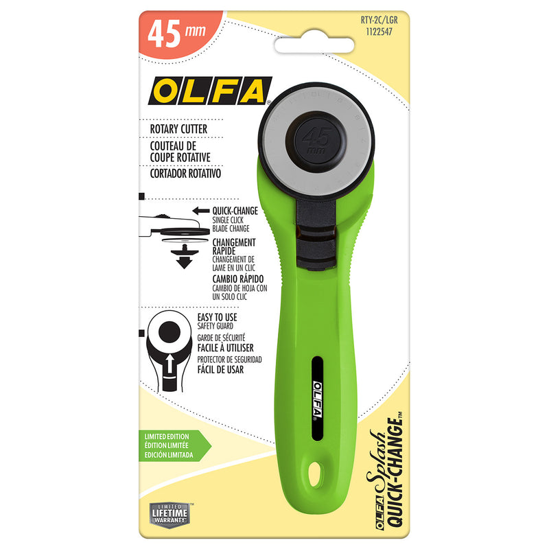 Olfa-45mm-quick-change-rotary-cutter-lime