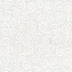 Muslin Mates Swirls White 9920 11 Moda Basic #1