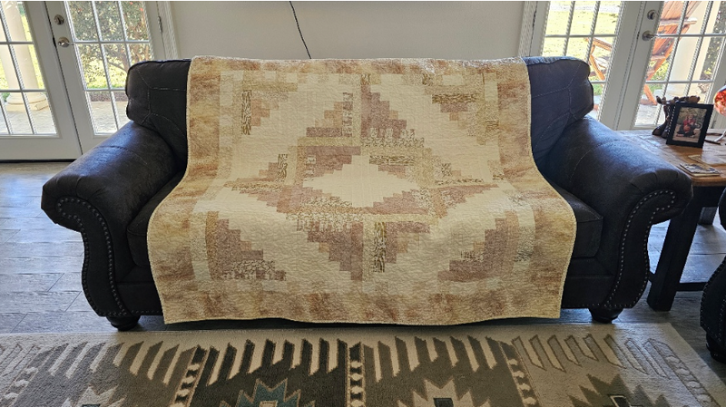 🧵 Log Cabin Paper Piecing Quilt Class