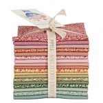 Something Blue Applique Flowers Fat Eight Bundle