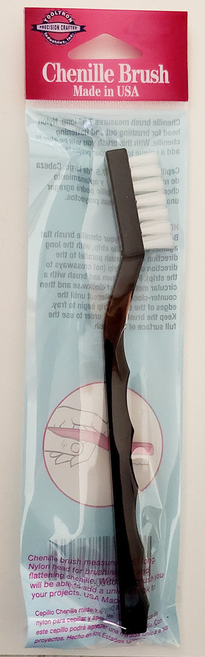 Chenille-fluffing-brush