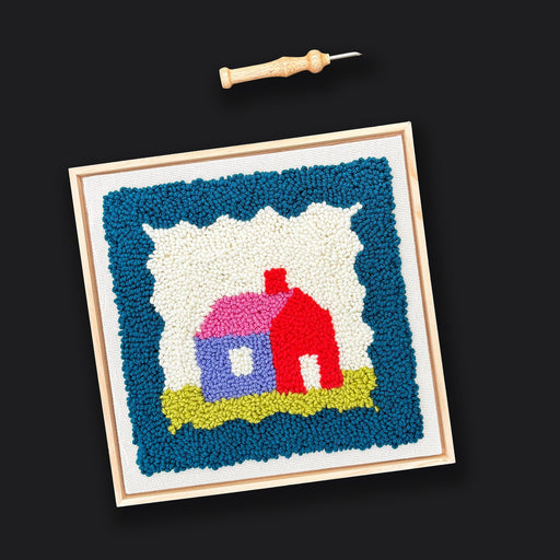 Punch Needle Square - RSS AMA Little House Box Kit