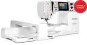 BERNINA 580 Liberty Edition sewing and embroidery machine with Glen Lyon Blooms faceplate