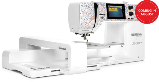BERNINA 580 Liberty Edition sewing and embroidery machine with Glen Lyon Blooms faceplate