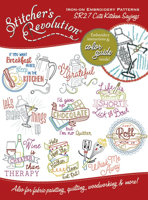 Stitcher's Revolution SR27 Cute Kitchen Sayings