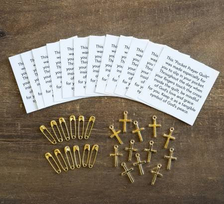 Pocket Prayer Quilt Pack - Gold