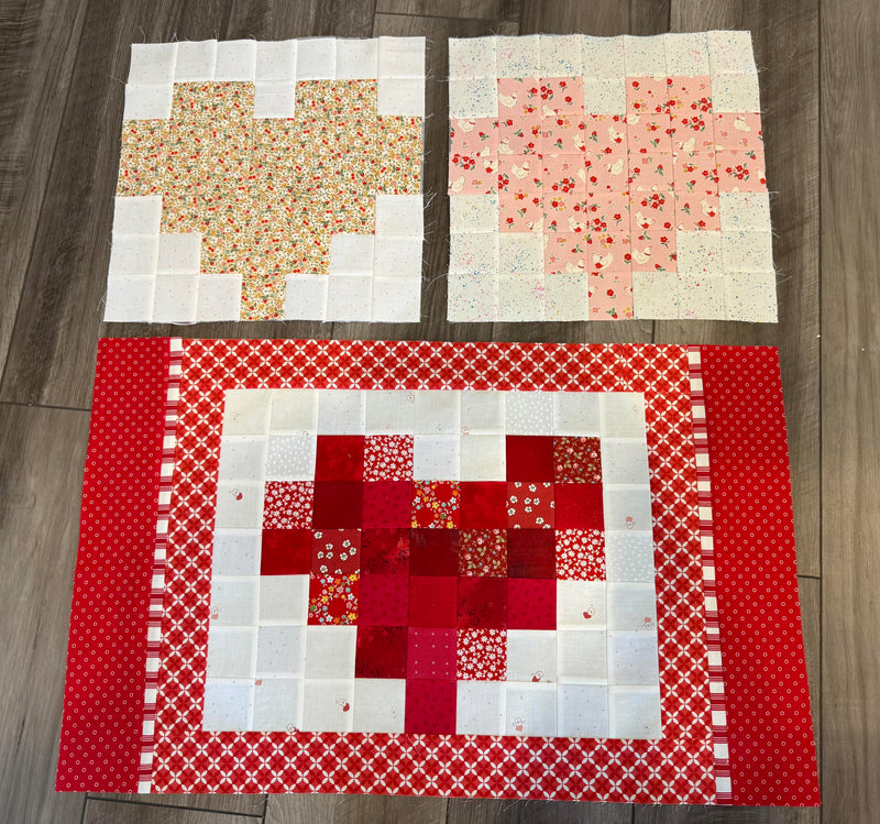 Heart Quilt Class- Wednesday, Jan 14