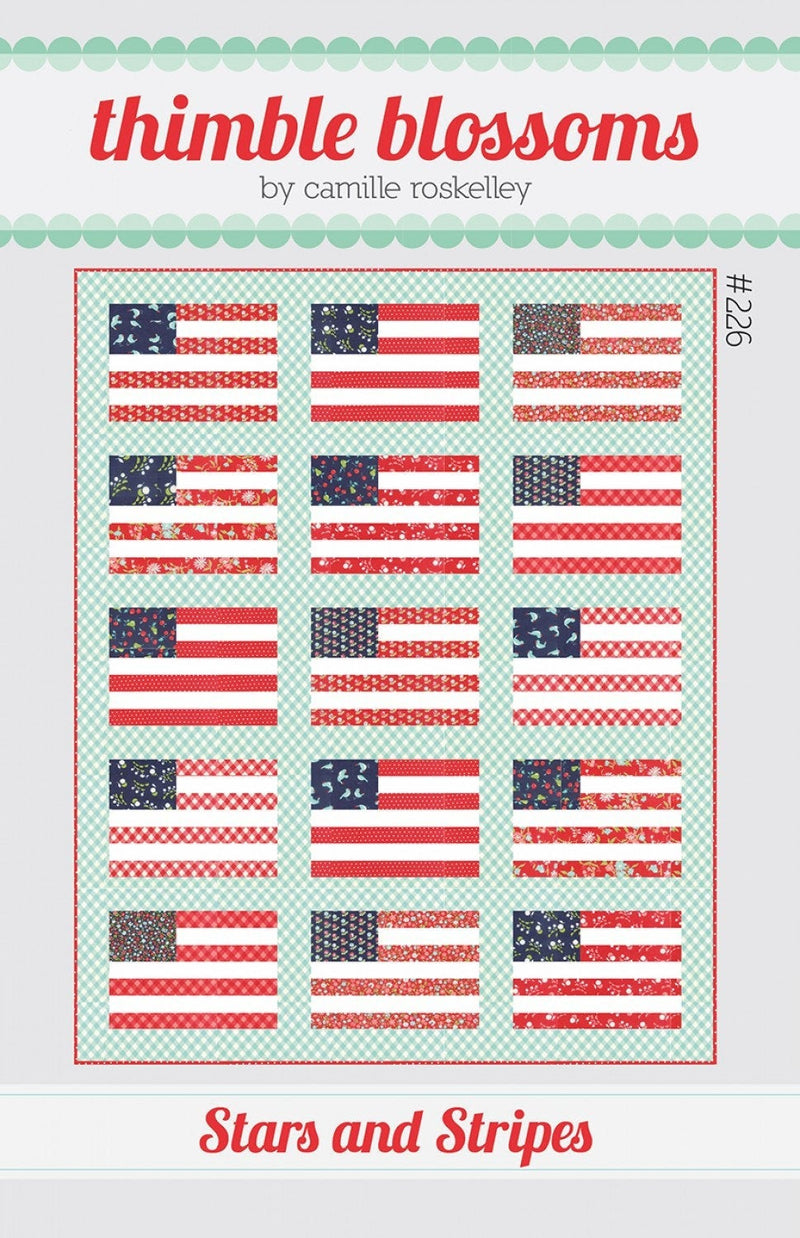 Stars and Stripes - Thimble Blossoms Quilt Pattern